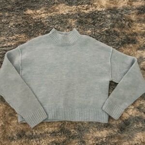 Women's Supper Soft Light Blue Sweater